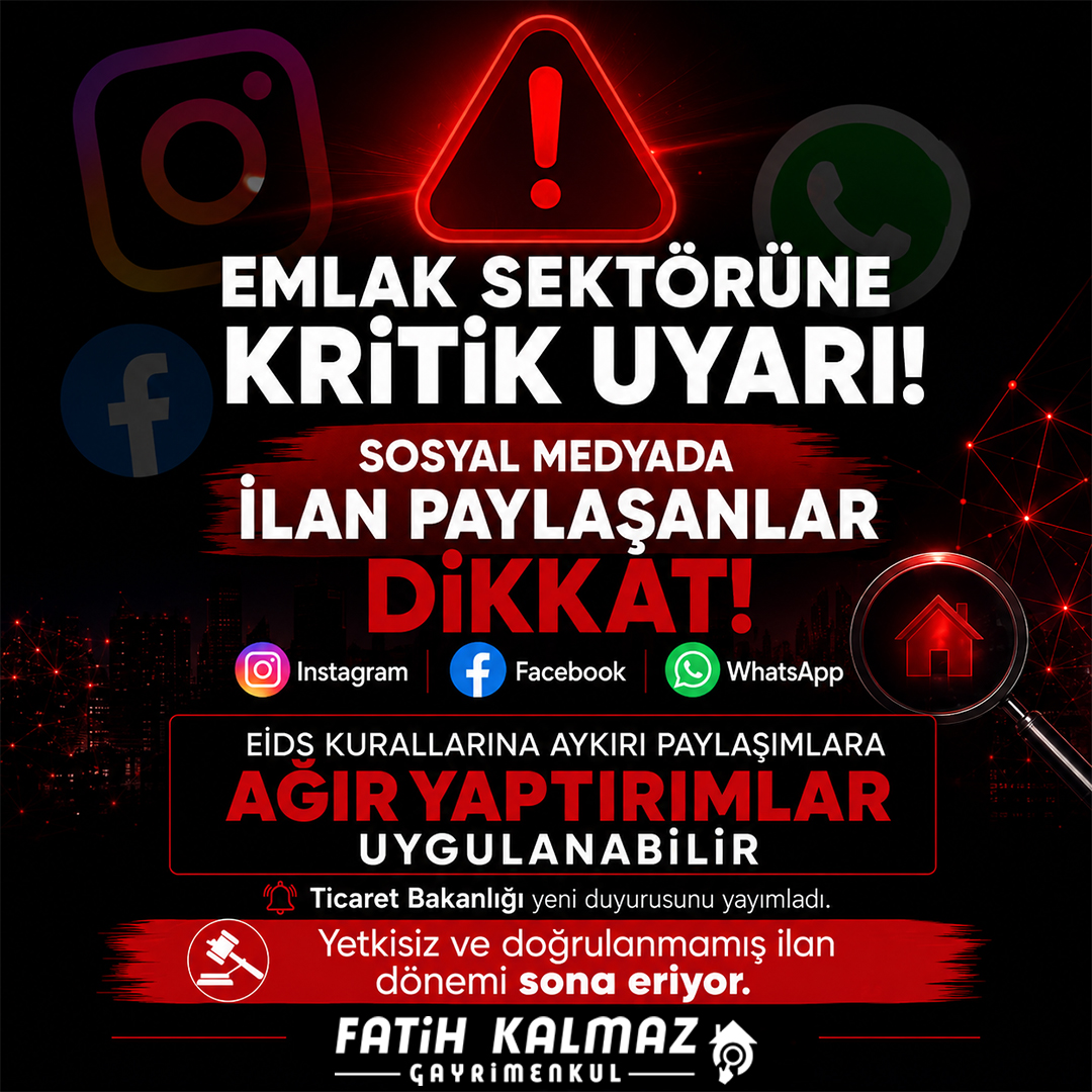 EİDS Nedir? Sosyal Medyada Gayrimenkul İlanı Paylaşırken Nelere Dikkat Edilmeli?