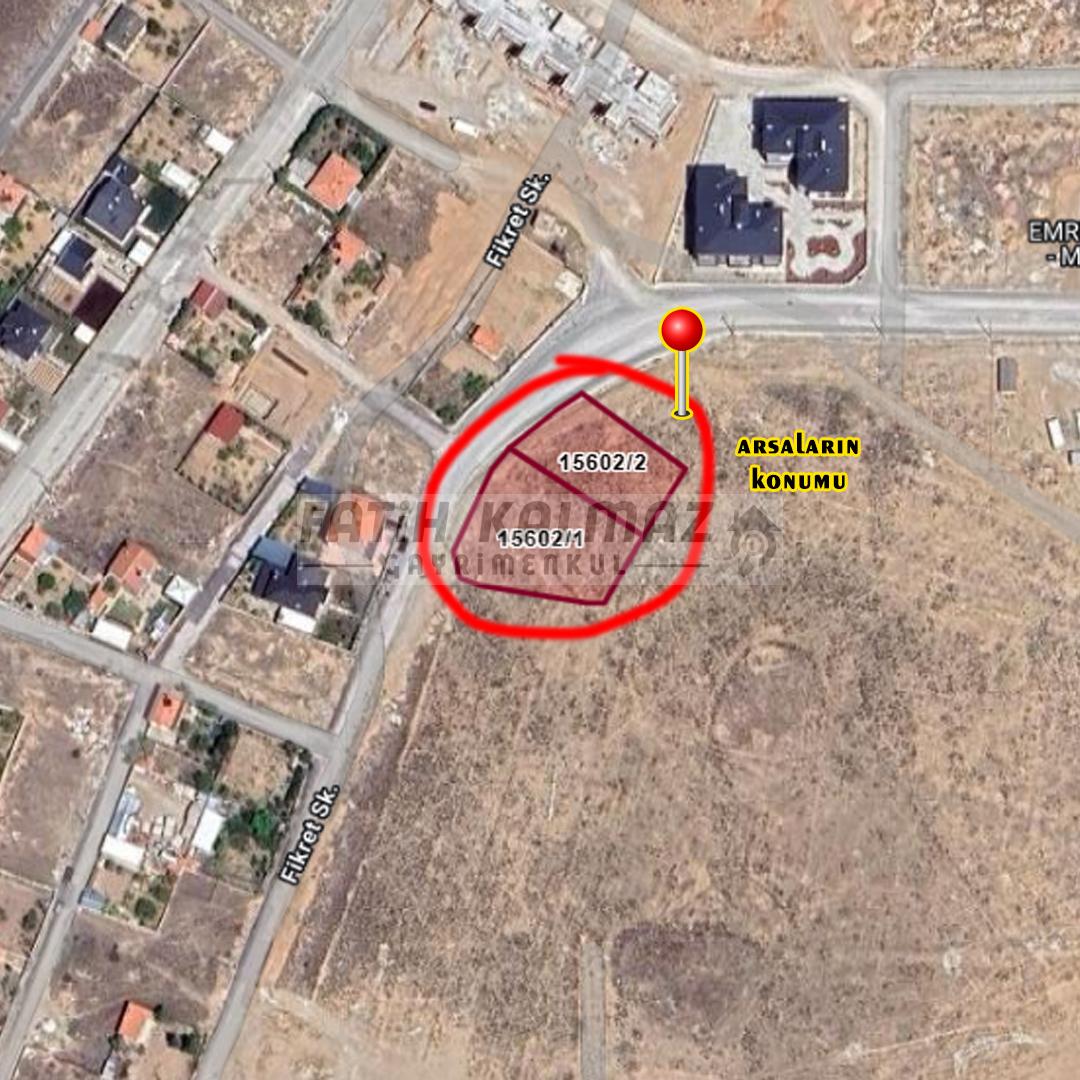 Selçuklu S. Eyyubi'de Satılık Arsa - Müstakil - 2.162 M2 - Mete Konakları Yanı