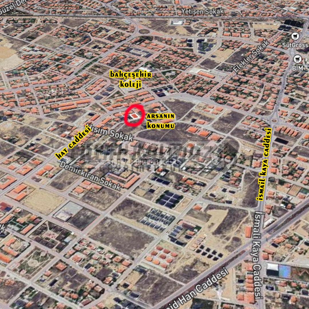 Selçuklu Buhara'da Satılık Arsa - Müstakil - 703 M2 | 2 Kat İmarlı | Villa Arsası