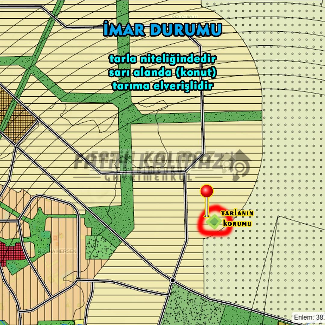Selçuklu Yukarıpınarbaşı'nda Satılık Tarla - Müstakil - 16.456 M2