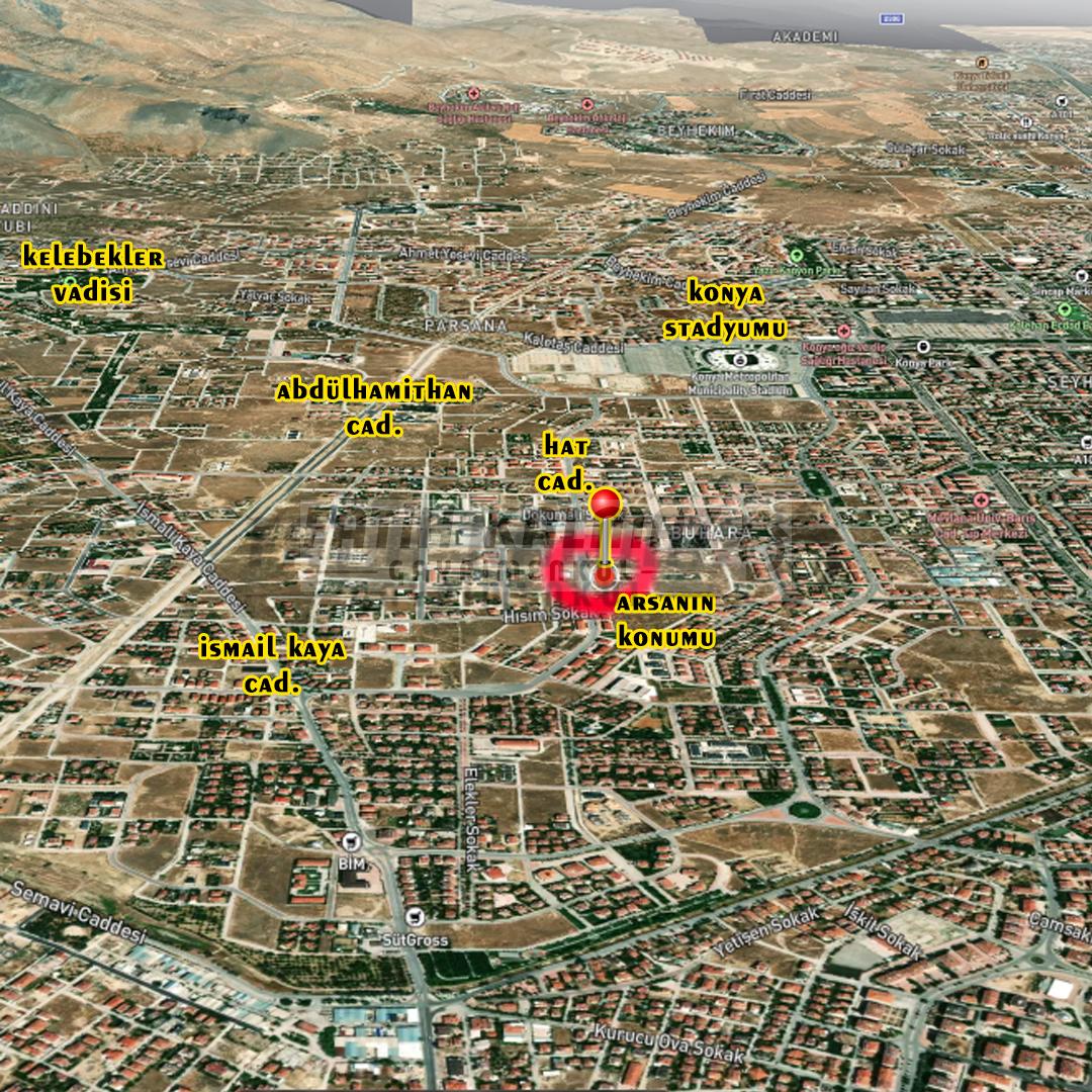 Selçuklu Buhara'da Satılık Ticari Arsa - Müstakil - 2.218 M2