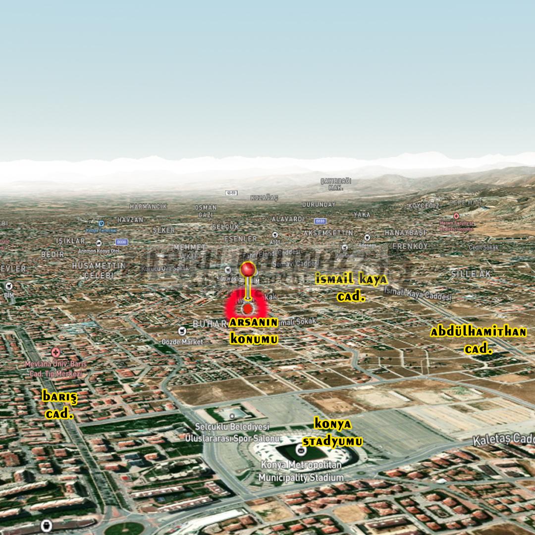 Selçuklu Buhara'da Satılık Ticari Arsa - Müstakil - 2.218 M2