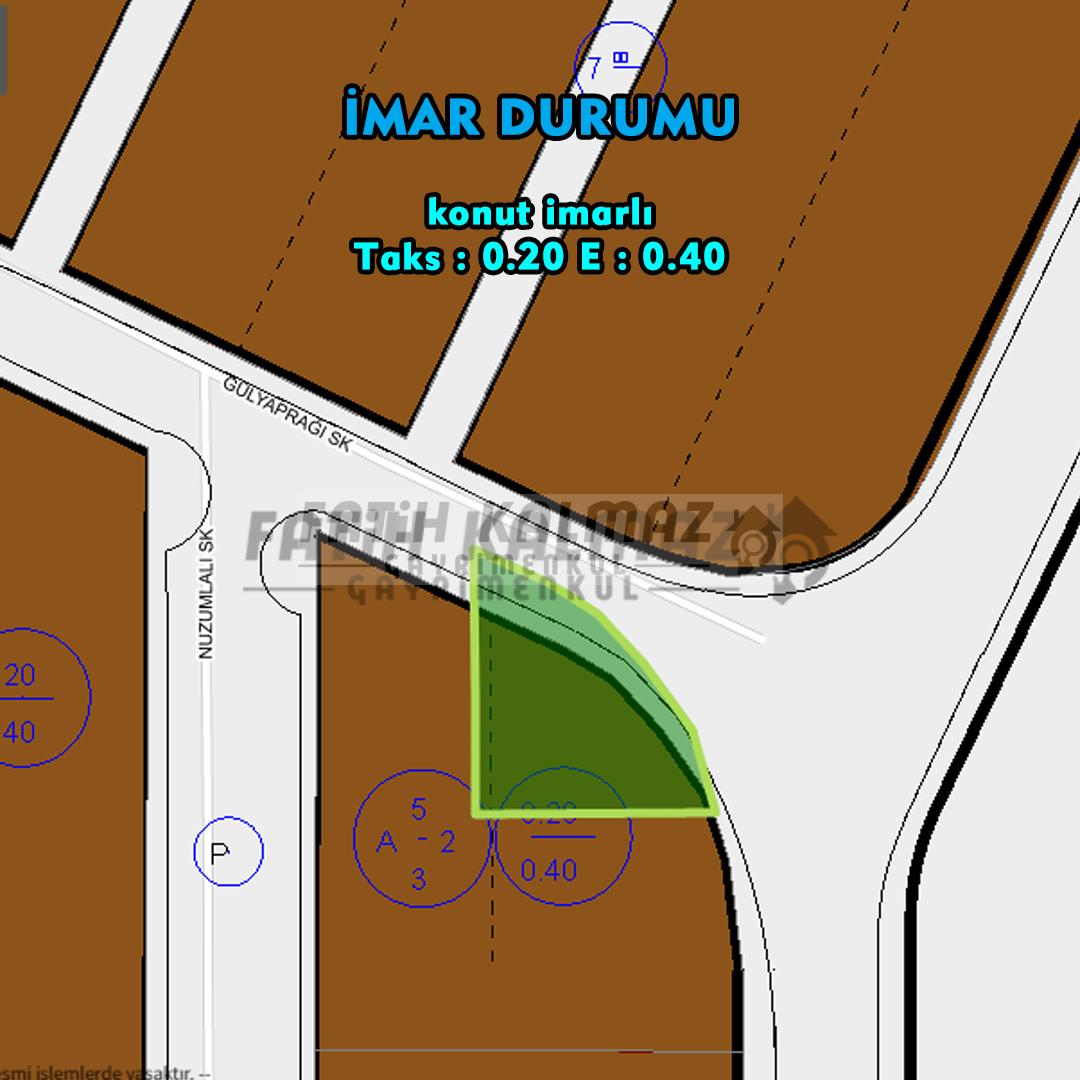 Selçuklu Selahattin Eyyubi'de Satılık Arsa - Müstakil - 746 M2