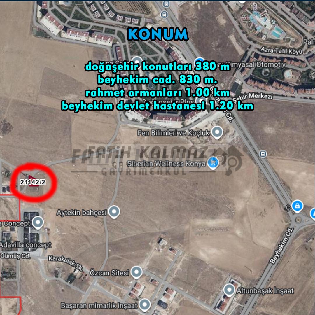Selçuklu Selahattin Eyyubi'de Satılık Arsa - Müstakil - 746 M2