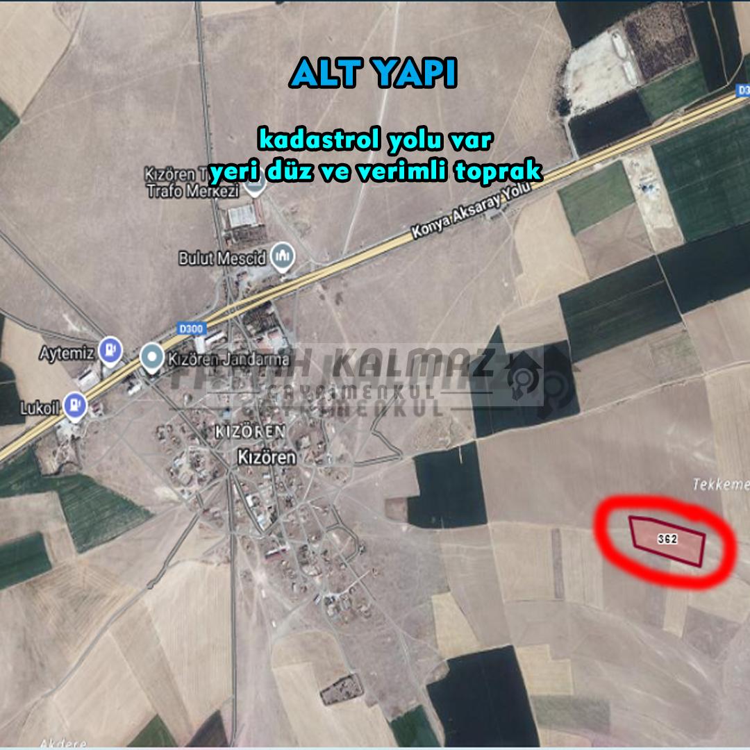 Karatay Kızören'de Satılık Tarla - Müstakil Tapu - 24.200 M2