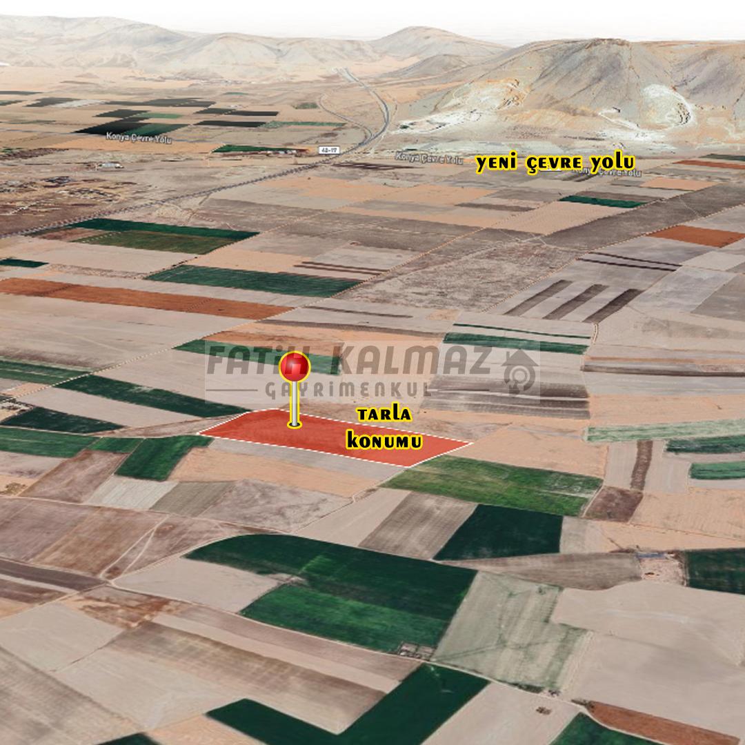Selçuklu Yukarıpınarbaşı'nda Satılık Tarla - Hisseli - 1.010 M2