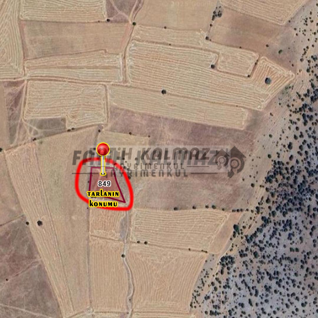 Kadınhanı Şahören'de Satılık Tarla - Müstakil Tapu - 2.700 m2