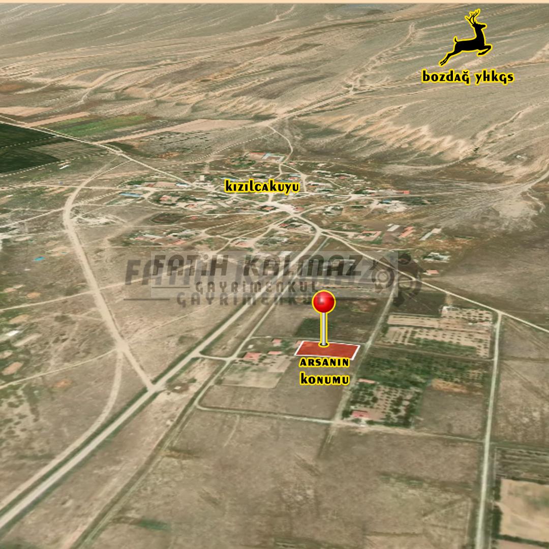 Selçuklu Kızılcakuyu'da Satılık Arsa - Müstakil Tapu - 630 M2