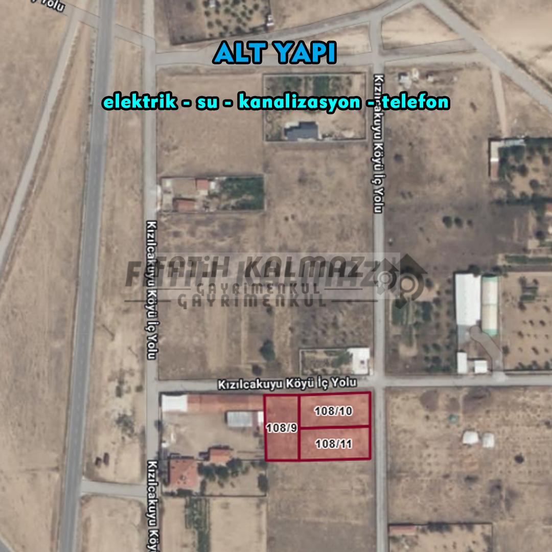 Selçuklu Kızılcakuyu'da Satılık Arsa - Müstakil Tapu - 630 M2