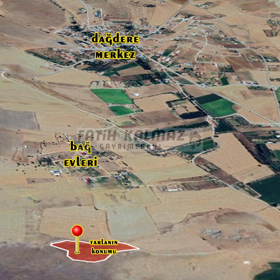 Selçuklu Dağdere'de Satılık Tarla - Müstakil Tapu - 7.527 M2