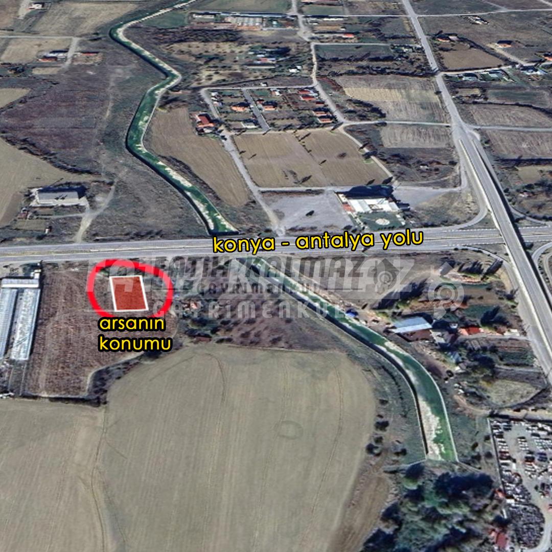 Seydişehir Değirmenci 'de Satılık Ticari Arsa - Müstakil - 893 M2 | Antalya Yoluna Cephe