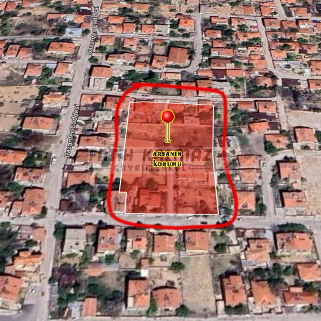 Meram Aymanas'da Satılık Arsa - Hisseli - 149 M2 - 6 Kat İmarlı