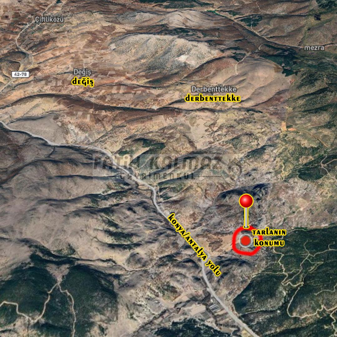 Meram Kızılören'de Satılık Tarla - Müstakil Tapu - 4.145 M2